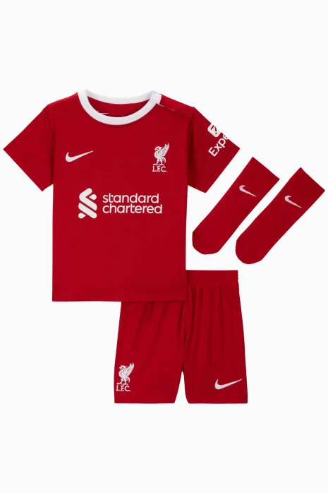 Komplet Nike Liverpool FC 23/24 Domowy Małe dzieci - Czerwony