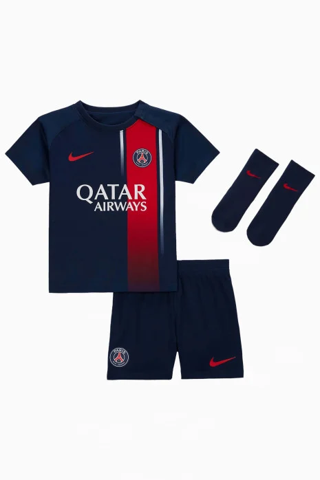 Komplet Nike PSG 23/24 Domowy Małe dzieci - Granatowy