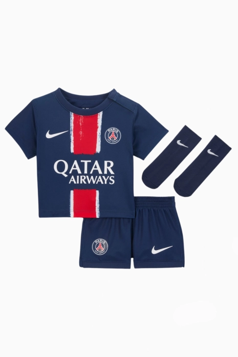 Komplet Nike PSG 24/25 Domowy Małe dzieci - Granatowy